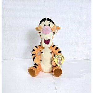 1999 Mattel Disney Winnie the Pooh TIGGER Talking Interactive Toy 11"